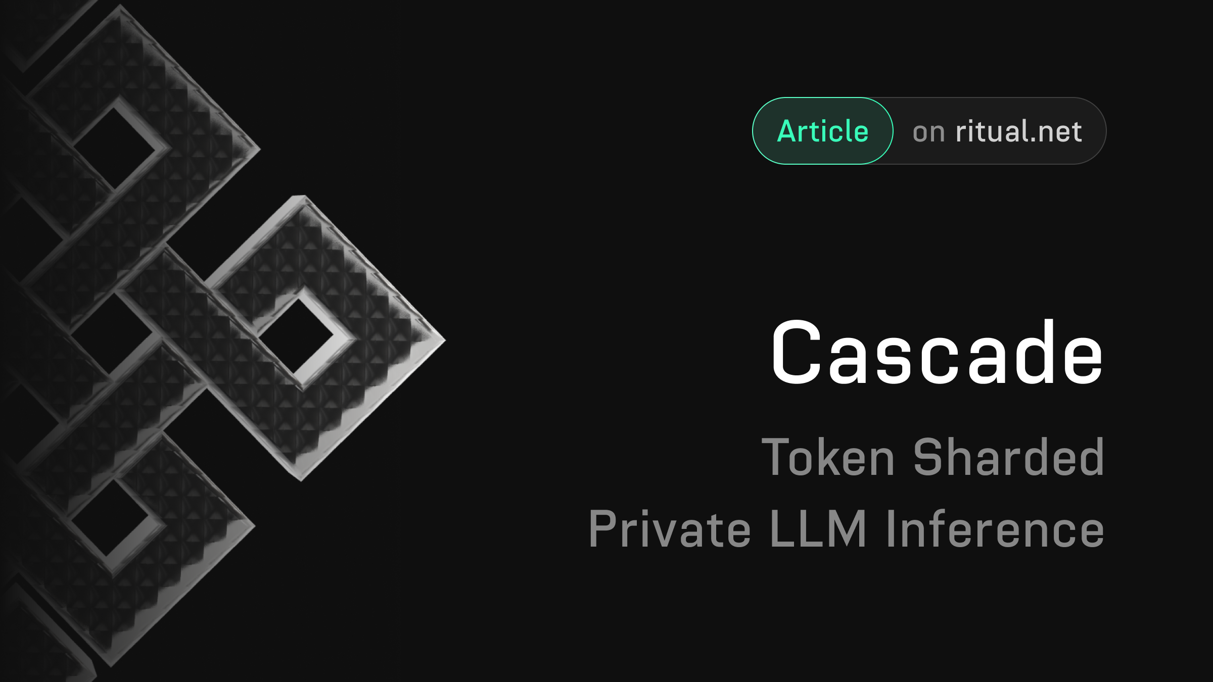 Cascade: Token-Sharded Private LLM Inference